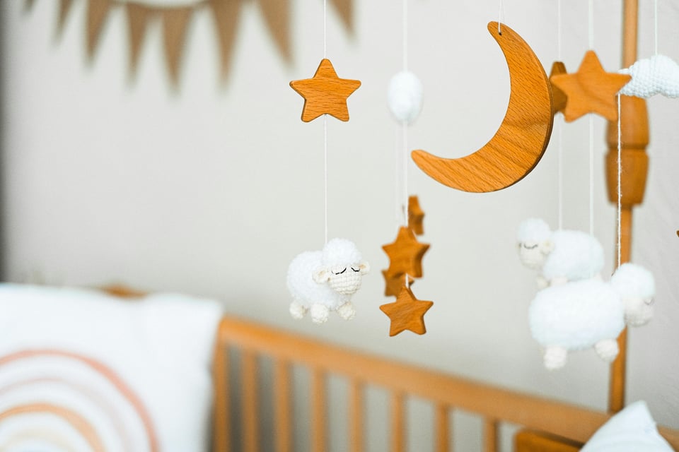 Peaceful nursery scene